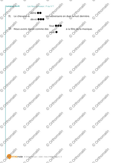 Page 3 de la fiche