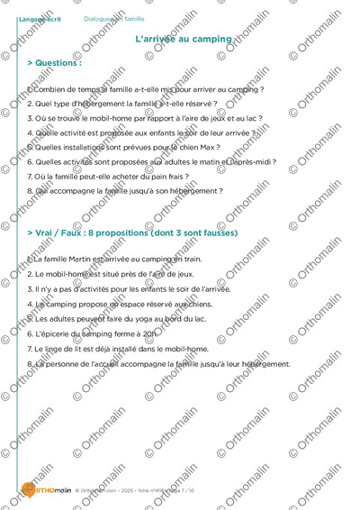 Page 7 de la fiche
