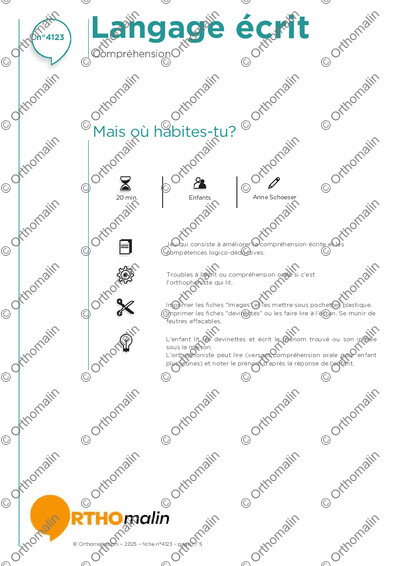 Page 1 de la fiche