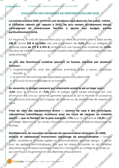 Page 2 de la fiche