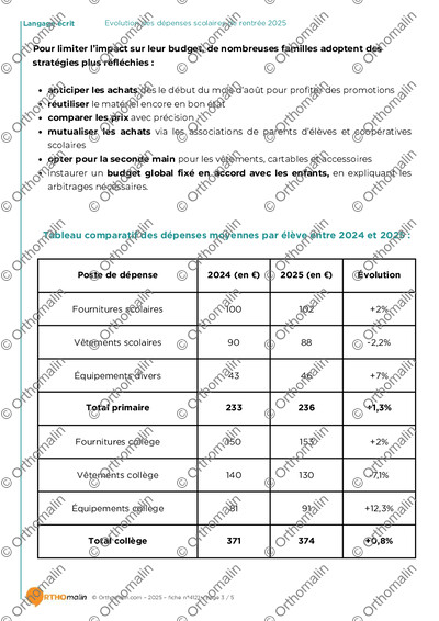 Page 3 de la fiche