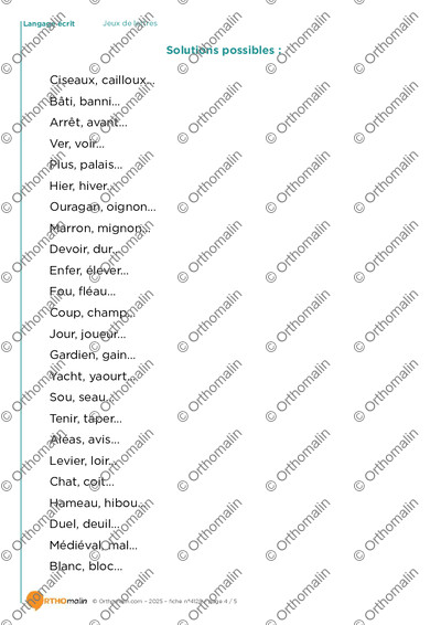 Page 4 de la fiche