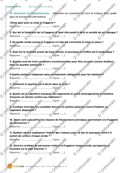 Page 14 de la fiche