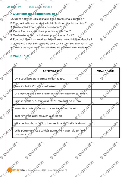 Page 3 de la fiche