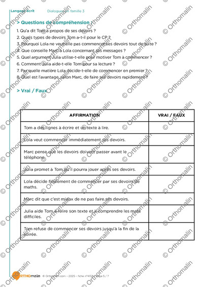 Page 5 de la fiche