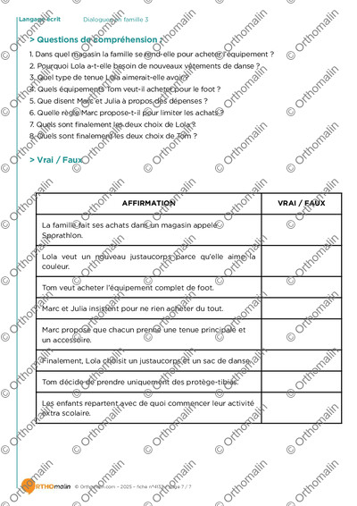 Page 7 de la fiche
