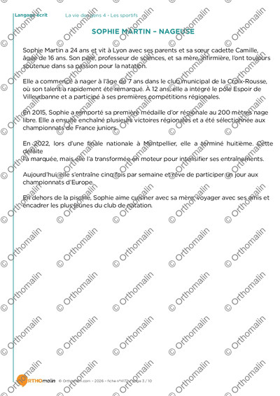 Page 3 de la fiche