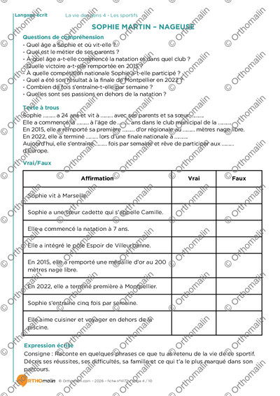 Page 4 de la fiche