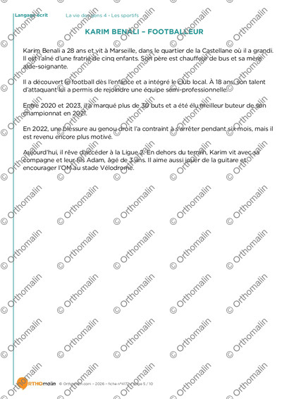 Page 5 de la fiche