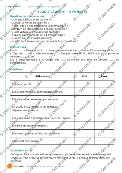 Page 8 de la fiche
