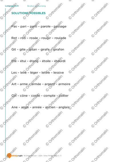 Page 3 de la fiche