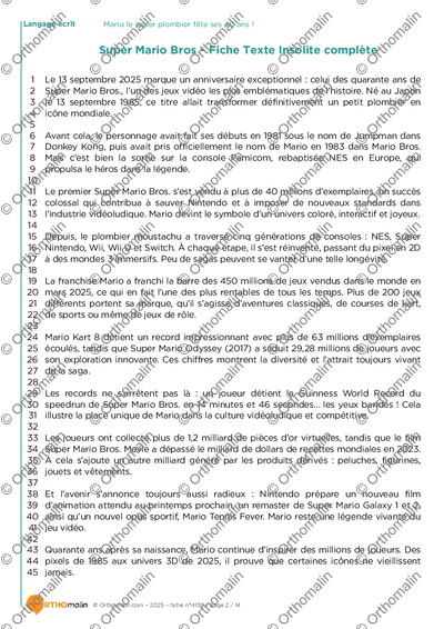 Page 2 de la fiche