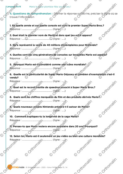 Page 13 de la fiche
