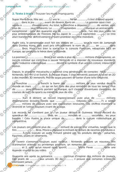 Page 7 de la fiche