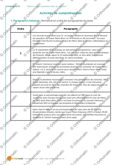 Page 10 de la fiche