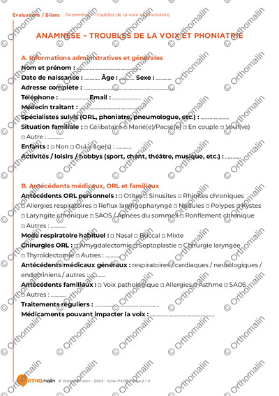 Page 2 de la fiche