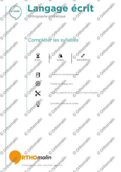 Page 1 de la fiche