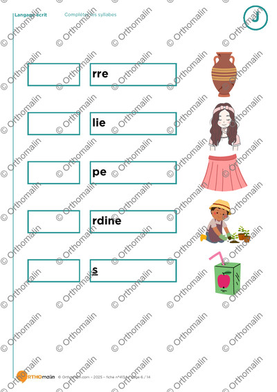 Page 6 de la fiche