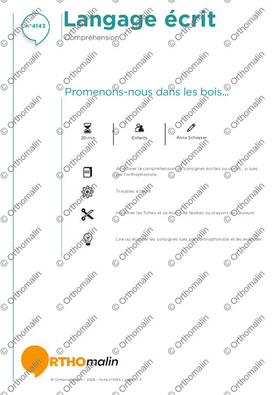 Page 1 de la fiche