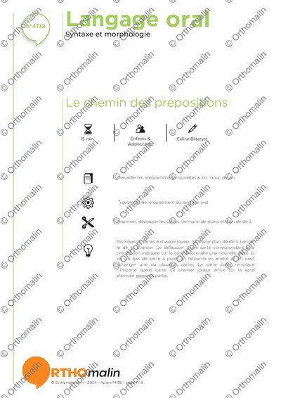 Page 1 de la fiche