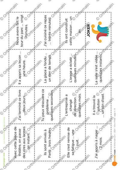 Page 4 de la fiche