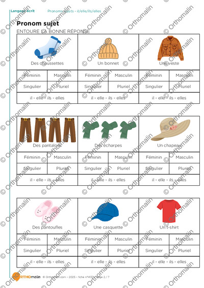 Page 2 de la fiche