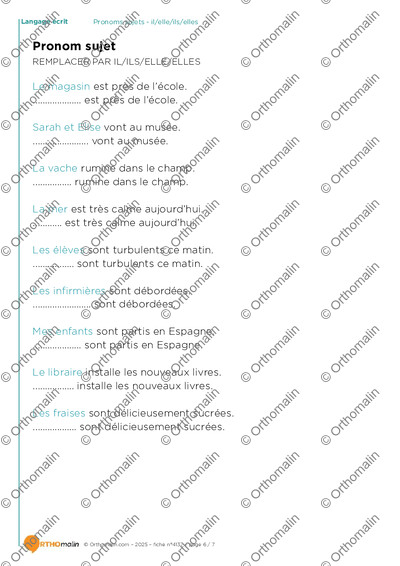 Page 6 de la fiche