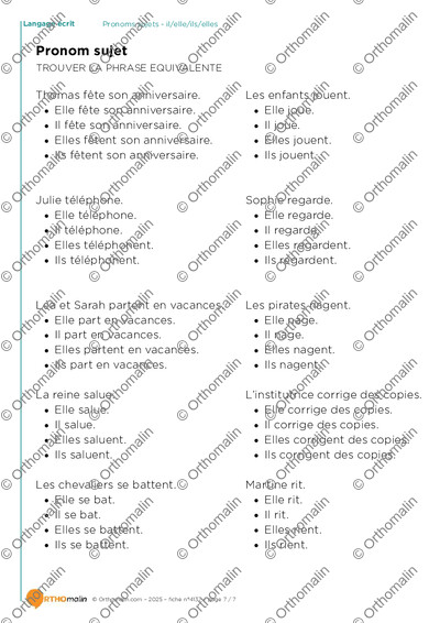 Page 7 de la fiche