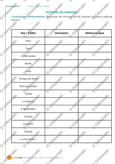 Page 6 de la fiche