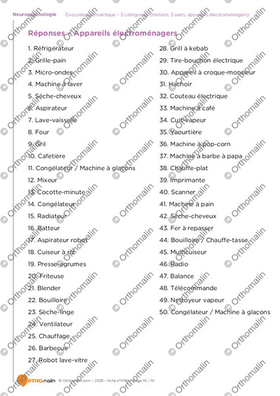 Page 10 de la fiche