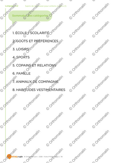 Page 2 de la fiche