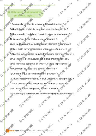 Page 17 de la fiche