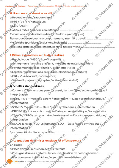 Page 7 de la fiche