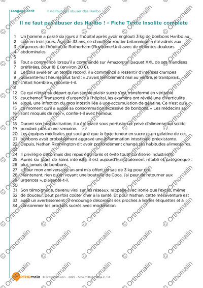 Page 2 de la fiche