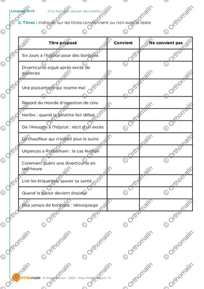 Page 11 de la fiche
