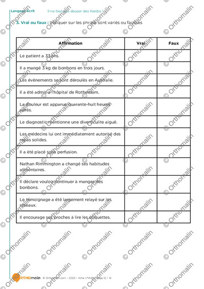 Page 12 de la fiche