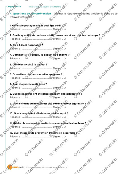 Page 13 de la fiche