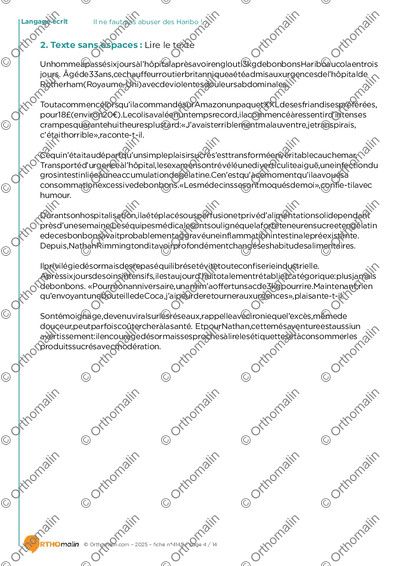 Page 4 de la fiche