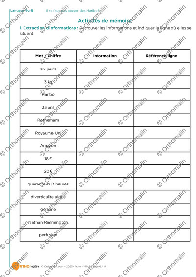 Page 6 de la fiche
