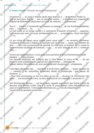 Page 7 de la fiche