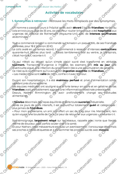 Page 8 de la fiche