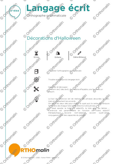 Page 1 de la fiche