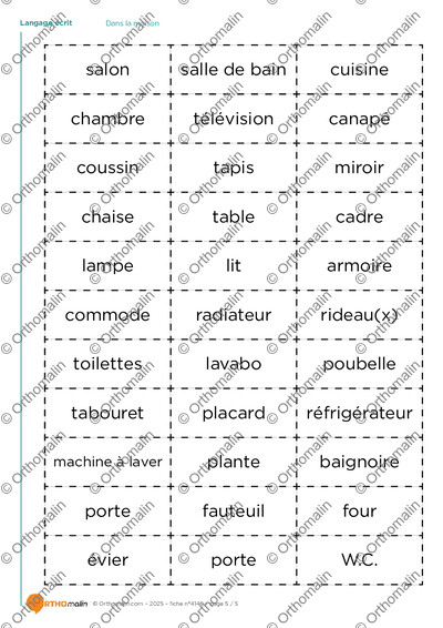 Page 5 de la fiche