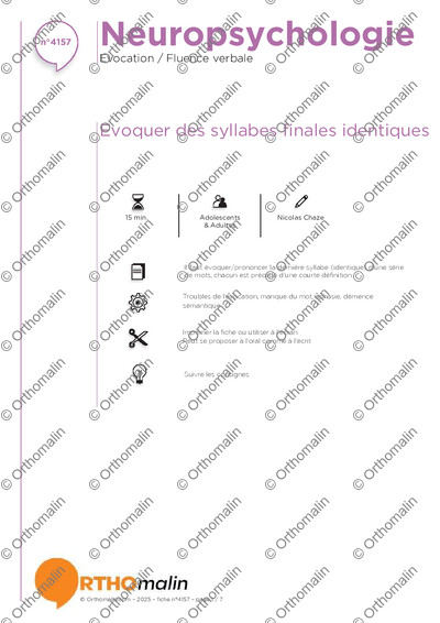 Page 1 de la fiche
