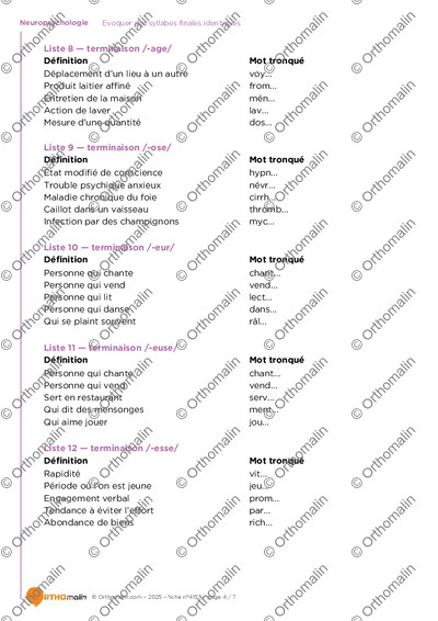Page 4 de la fiche