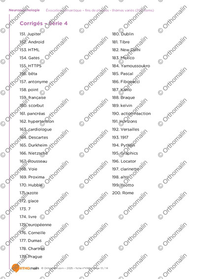 Page 13 de la fiche