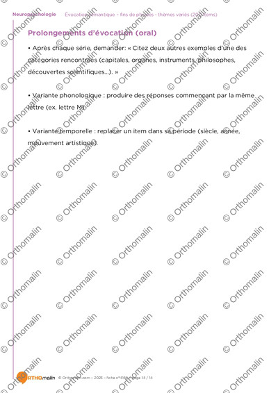 Page 14 de la fiche
