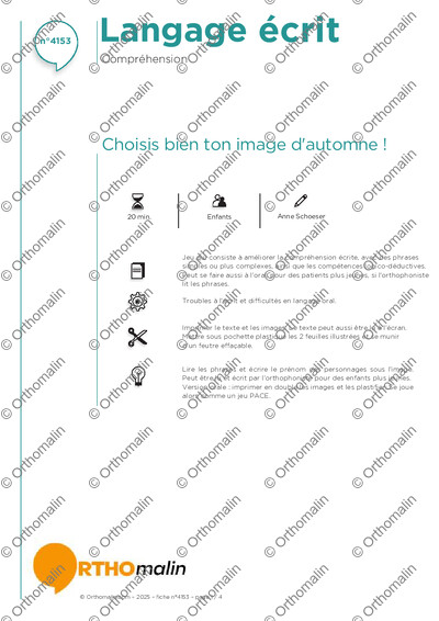 Page 1 de la fiche
