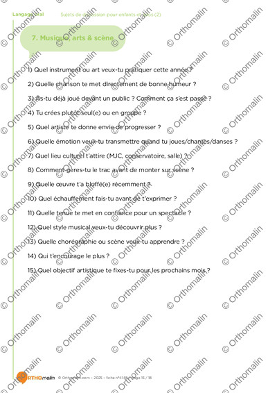 Page 15 de la fiche