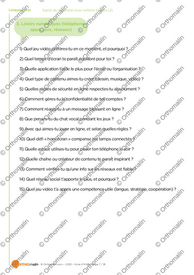 Page 7 de la fiche